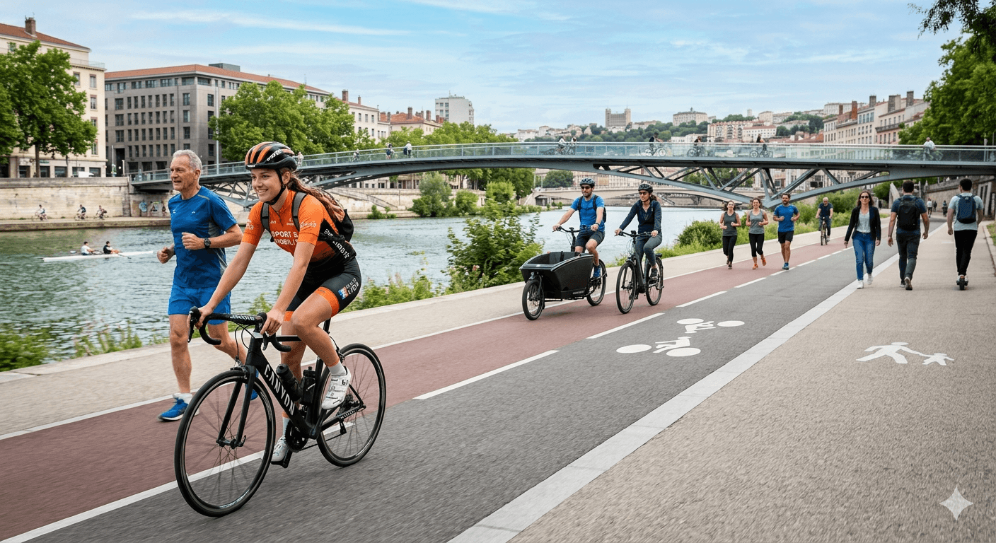 Sport et mobilité urbaine — stratégie marketing vélo et commerce sport de proximité